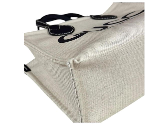 Mini sac cabas imprimé Gucci Japan Limited Edition Beige Bleu Marine - vue 7