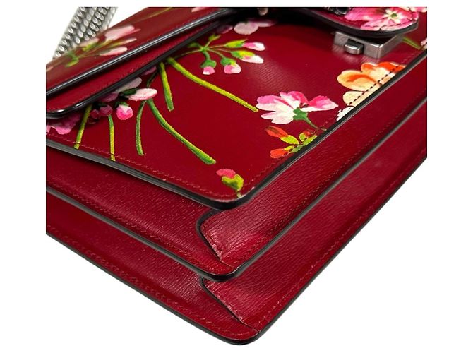Borsa a tracolla Gucci Dionysus GG Blooms Rosso - vista 12