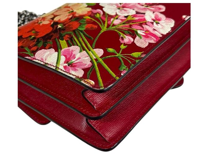Borsa a tracolla Gucci Dionysus GG Blooms Rosso - vista 14
