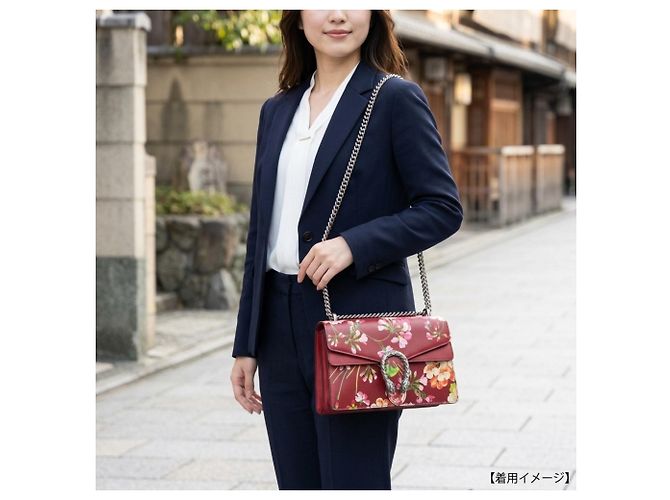 Borsa a tracolla Gucci Dionysus GG Blooms Rosso - vista 17