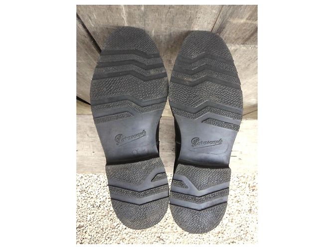 Botas de moto Paraboot Parasouple en cuero negro - vista 5