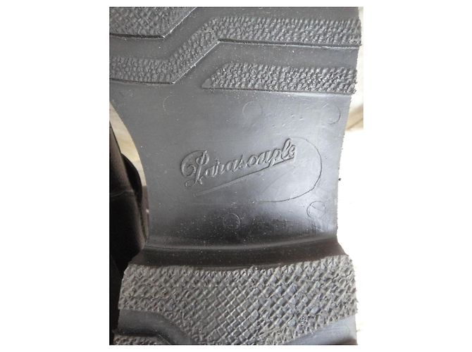 Botas de moto Paraboot Parasouple en cuero negro - vista 8