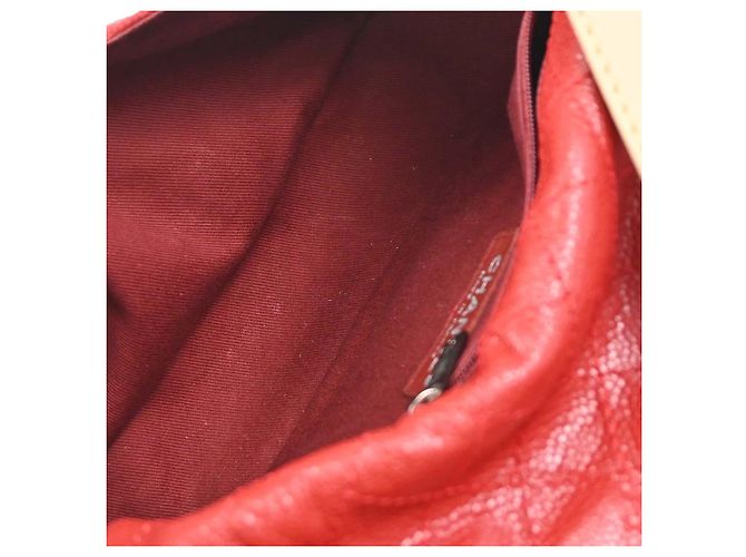 Cinto Chanel Reissue 2.55 em couro de bezerro matelassado envelhecido Vermelho - vista 3