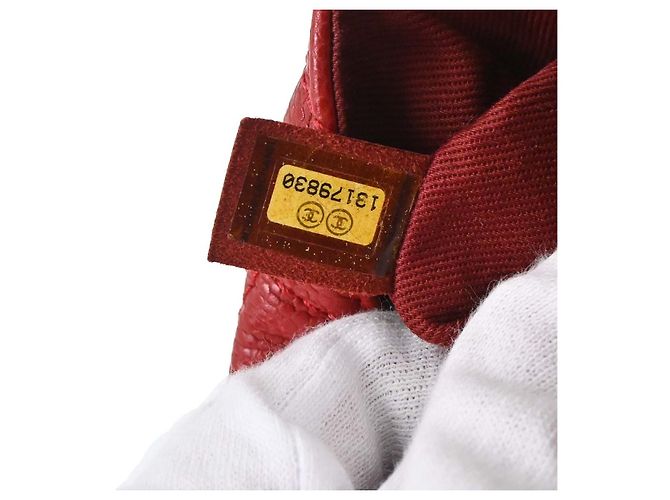 Cinto Chanel Reissue 2.55 em couro de bezerro matelassado envelhecido Vermelho - vista 5