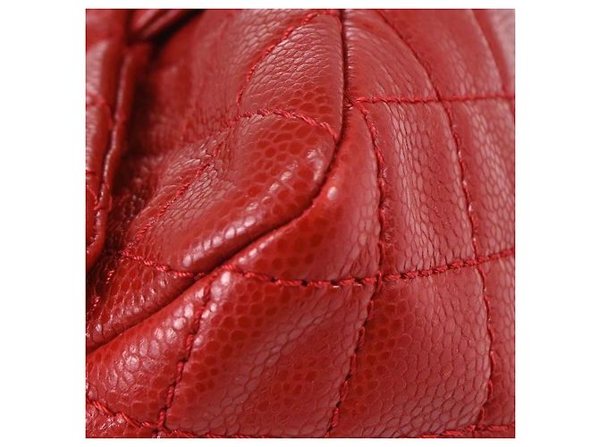 Cinto Chanel Reissue 2.55 em couro de bezerro matelassado envelhecido Vermelho - vista 7