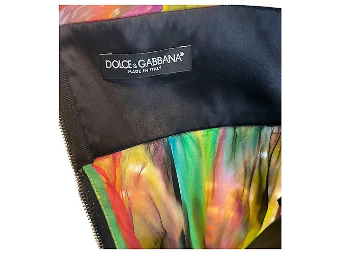 Dolce & Gabbana Dolce&Gabbana Multicolor Short Dress, Polyester/Silk - view 5
