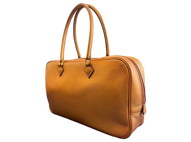 Borsa Hermès Metallic Gold Plume Elan 28 - vista 2