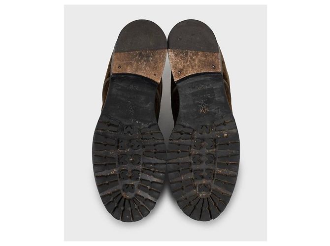 Botines de velours marrón Alexander McQueen EU 36.5 De segunda mano - vista 5