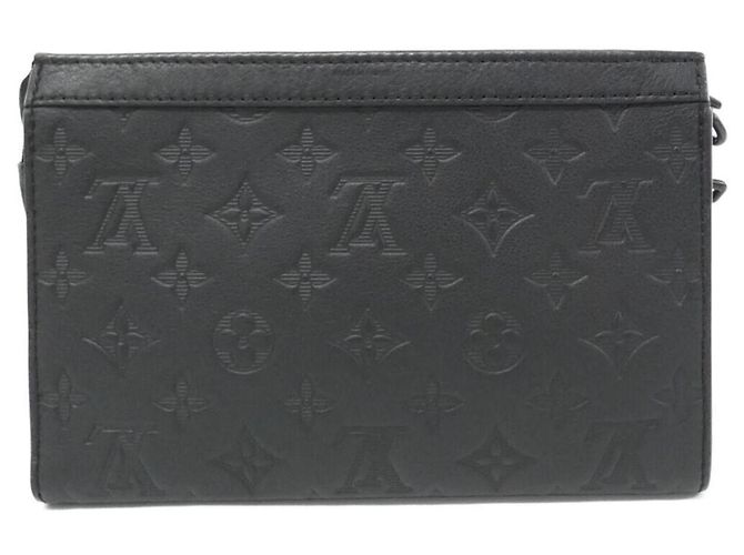 Portafoglio Gaston Monogram Shadow Louis Vuitton Nero - vista 2