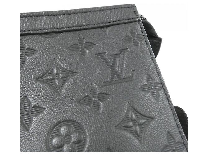 Portafoglio Gaston Monogram Shadow Louis Vuitton Nero - vista 5