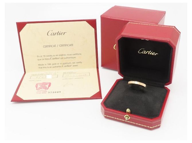 Anello Lanières Cartier in oro rosa 18K - vista 5