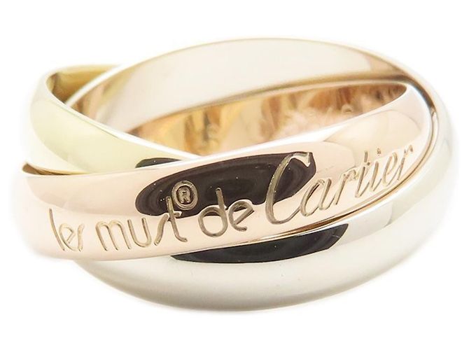 Anello Trinity in oro 18K Cartier - vista 2