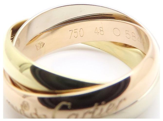 Anello Trinity in oro 18K Cartier - vista 7