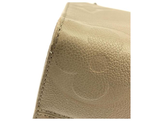 Borsa Louis Vuitton Monogram Empreinte OnTheGo MM Grigio - vista 3