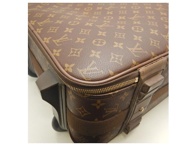 Borsa da Viaggio Louis Vuitton Monogram Pegase 60 Marrone - vista 12