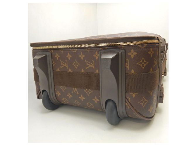 Borsa da Viaggio Louis Vuitton Monogram Pegase 60 Marrone - vista 8