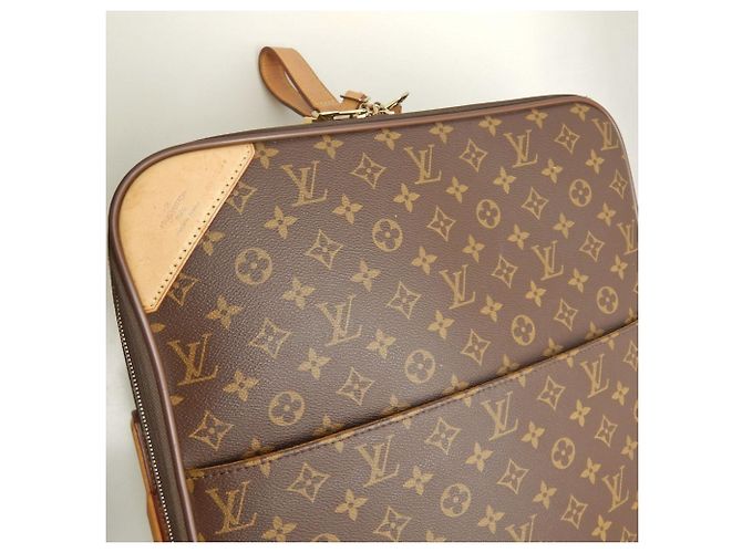 Borsa da Viaggio Louis Vuitton Monogram Pegase 60 Marrone - vista 9