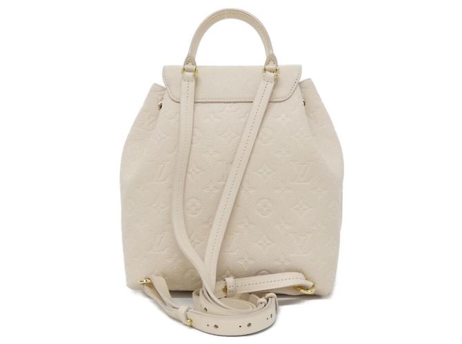 Zaino Louis Vuitton Monogram Empreinte Montsouris PM Crudo - vista 2