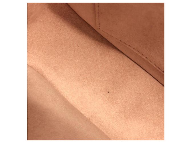 Borsa a Spalla Louis Vuitton Monogram Empreinte Bagatelle Beige - vista 9