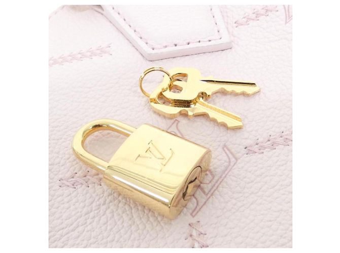Borsa Boston Louis Vuitton Monogram Empreinte Speedy Bandoulière Rosa - vista 3