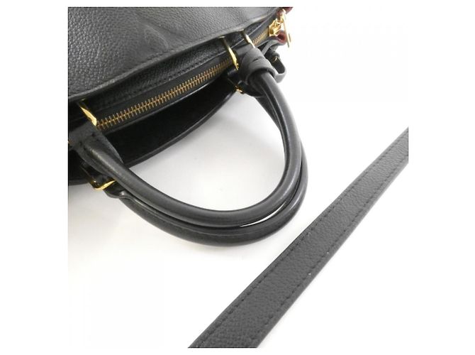 Borsa Louis Vuitton Monogram Empreinte Petit Palais PM Nero - vista 4