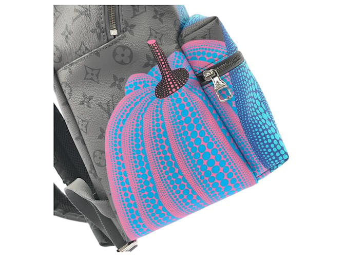 Louis Vuitton Monogram Eclipse Reverse Backpack Black Grey - view 4