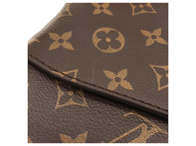 Borsa a Spalla Louis Vuitton Monogram Odeon PM Marrone Nero - vista 6