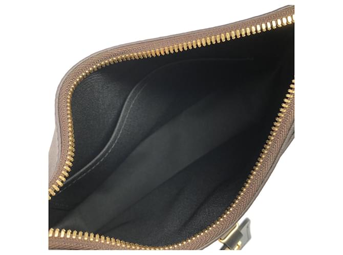Borsa a Spalla Louis Vuitton Monogram Odeon PM Marrone Nero - vista 9
