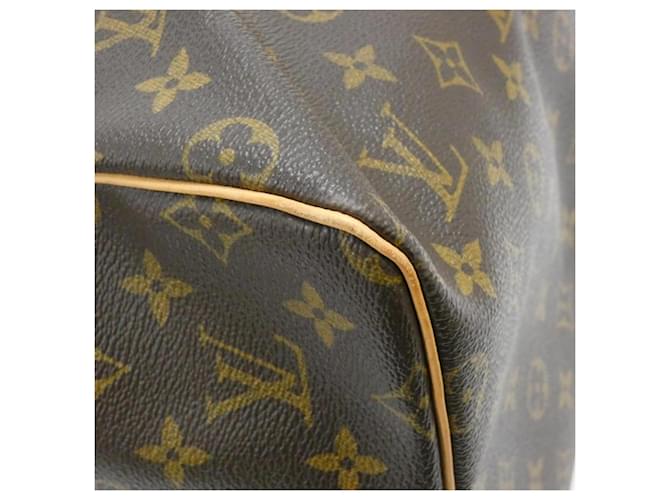 Borsa Louis Vuitton Monogram Keepall Boston Marrone - vista 2