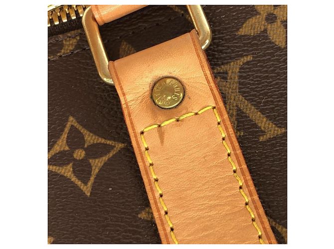 Borsa Boston Louis Vuitton Monogram Keepall 55cm Marrone - vista 3