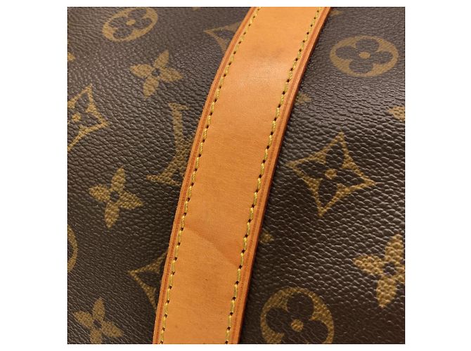 Borsa Boston Louis Vuitton Monogram Keepall 55cm Marrone - vista 4