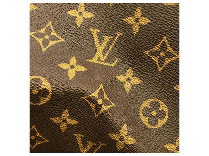 Borsa Boston Louis Vuitton Monogram Keepall 55cm Marrone - vista 5