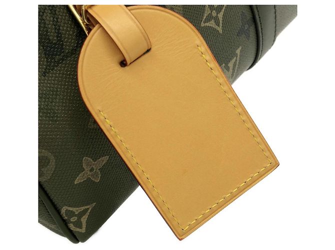 Louis Vuitton Monogram Surplus Keepall Bandoulière 25cm Cachi - vista 4
