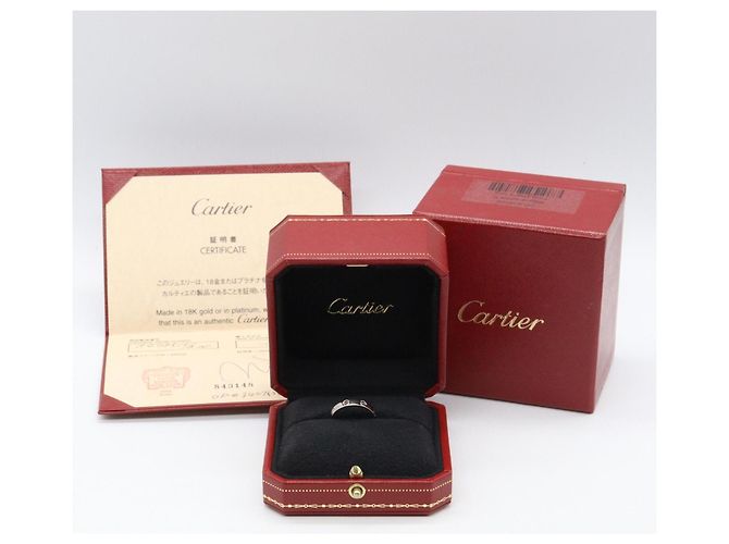 Cartier Mini Love Ring aus 18K Weißgold Silber - Ansicht 6