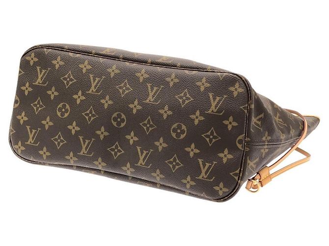 Borsa Louis Vuitton Monogram Neverfull MM Marrone - vista 2