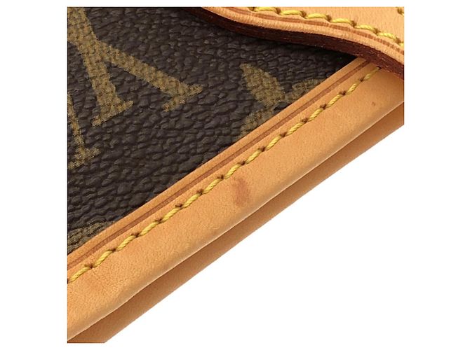 Borsa Louis Vuitton Monogram Neverfull MM Marrone - vista 4