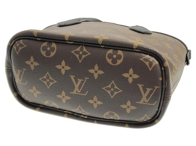 Borsa Louis Vuitton Monogram Neverfull Inside Out BB Marrone Nero - vista 3