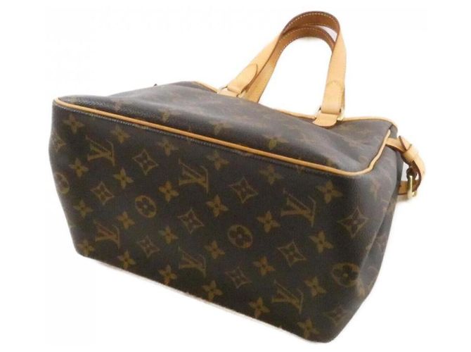 Borsa Louis Vuitton Monogram Batignolles Marrone - vista 2