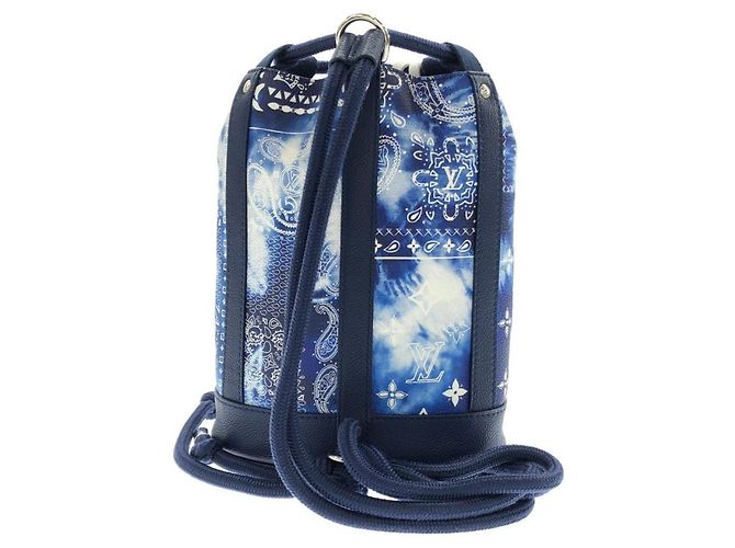 Louis Vuitton Monogram Bandana Randonee PM Schultertasche Blau - Ansicht 2