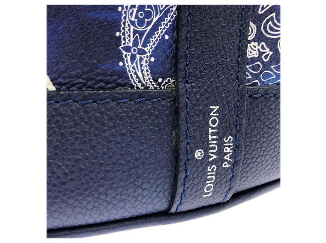 Louis Vuitton Monogram Bandana Randonee PM Schultertasche Blau - Ansicht 5