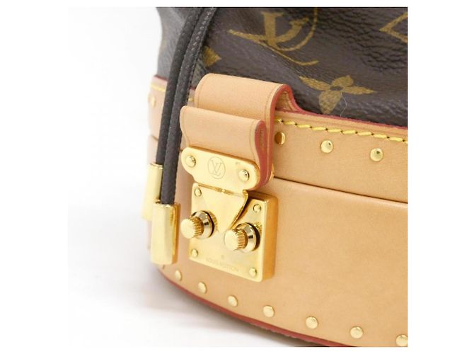 Noe Borsa Louis Vuitton Monogram Petite Noé Trunk Marrone - vista 4