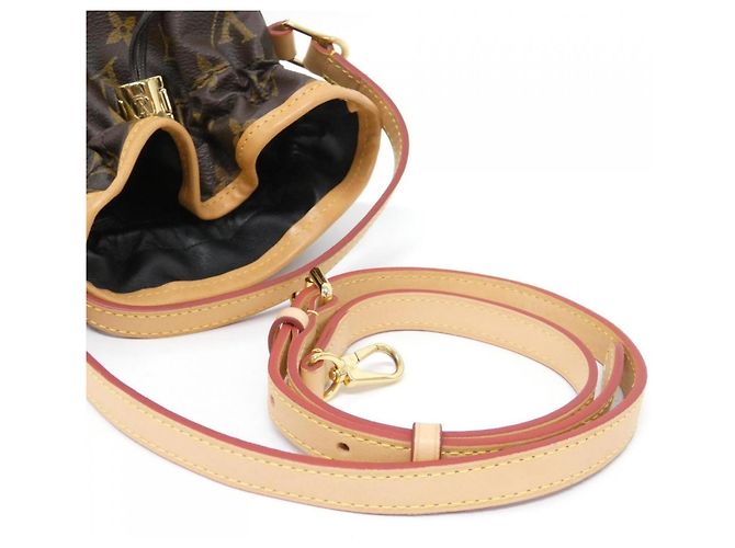 Noe Borsa Louis Vuitton Monogram Petite Noé Trunk Marrone - vista 6