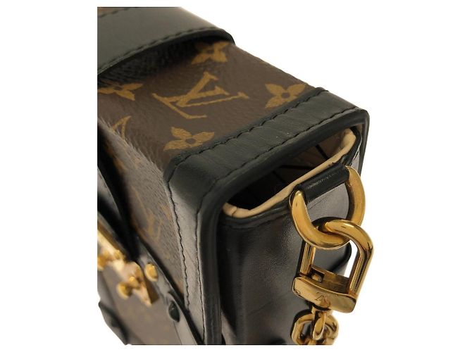 Borsa a Spalla Louis Vuitton Monogram Pochette Trunk Vertical M63913 Marrone - vista 7
