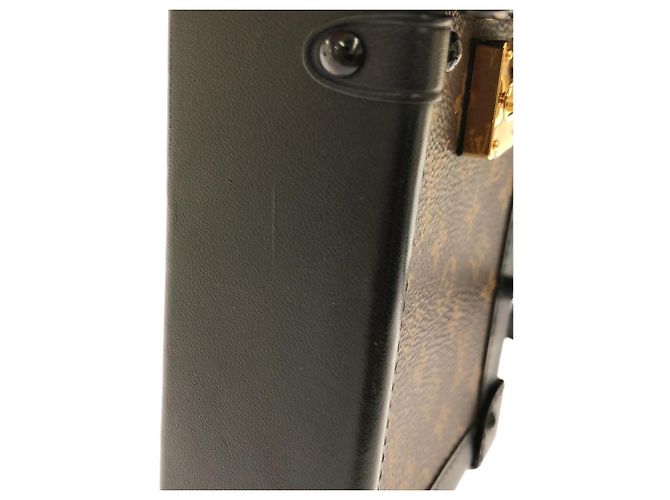 Louis Vuitton Monogram Pochette Trunk Vertical M63913 Marrone - vista 5
