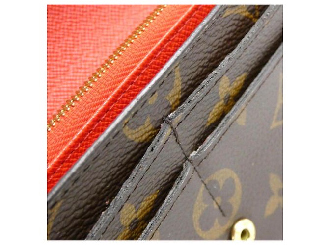 Cartera Sarah Monogram Louis Vuitton Castaño Roja - vista 8