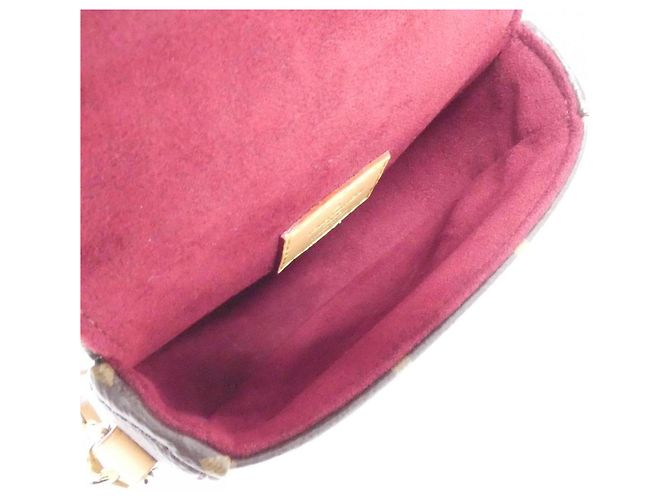 Borsa a Spalla Louis Vuitton Monogram Micro Chantilly Marrone - vista 6
