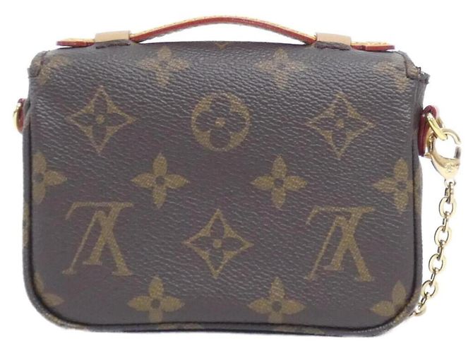 Borsa a Spalla Louis Vuitton Monogram Micro Metis Marrone - vista 2