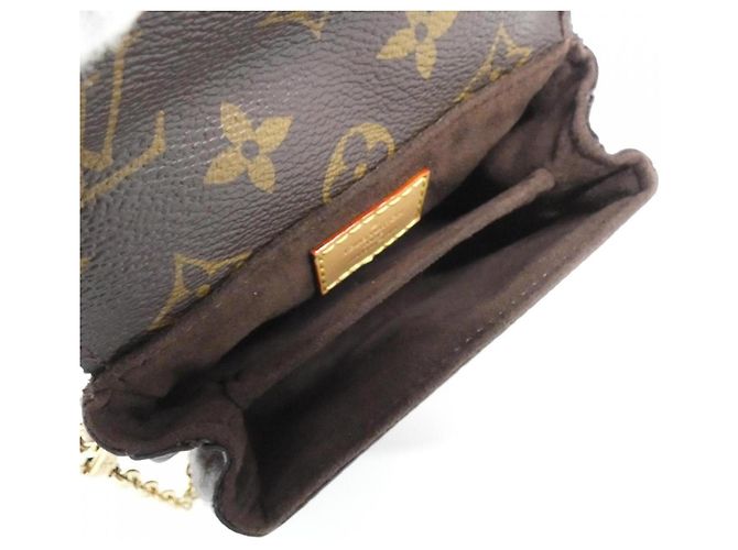 Borsa a Spalla Louis Vuitton Monogram Micro Metis Marrone - vista 6