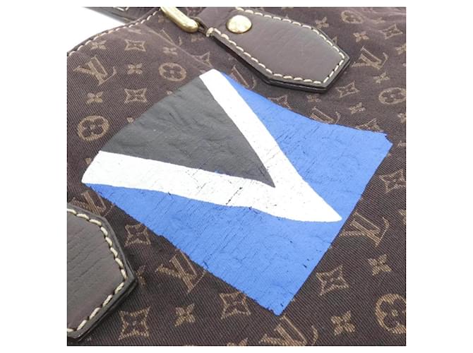 Borsa Louis Vuitton Monogram Mini Initial Tanger Damier ebene - vista 6