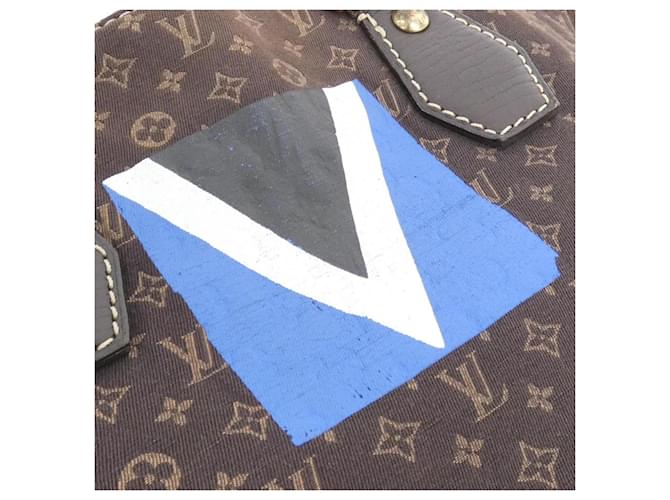 Borsa Louis Vuitton Monogram Mini Initial Tanger Damier ebene - vista 6